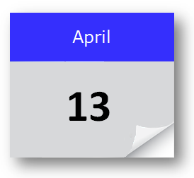 13th of april